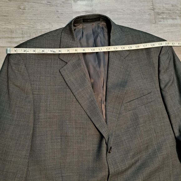LAUREN RALPH LAUREN Men's Gray 100% WOOL Sport Coat Suit Jacket Blazer 42L - Picture 13 of 16